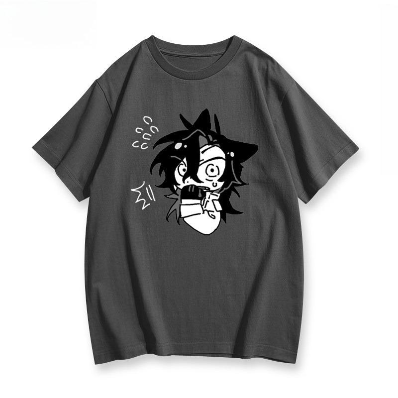 The Mysterious Master Leonards Surrounding Kleinke Meow Meow Style Cosplay Shortsleeved Tshirt for Men Suitable Summer