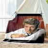 1pc  famous star blanket, all season lightweight home office outdoor nap multifunctional blanket