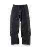 MASSNOUN Double Line Zipper Track Pants Mshtp003-Bk