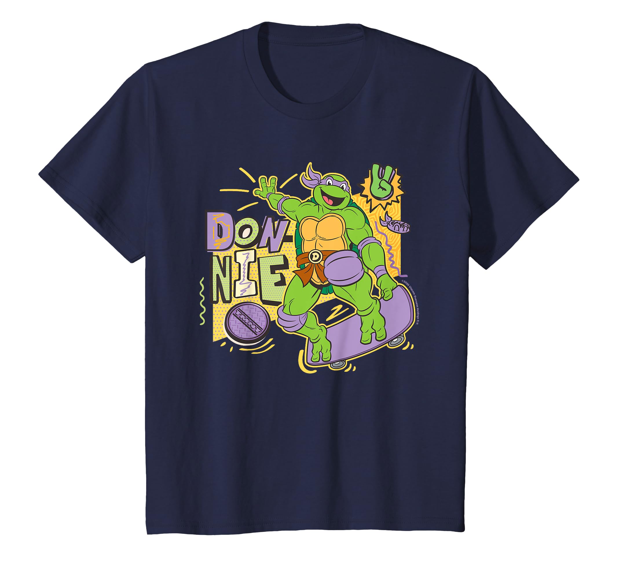 

Kids Teenage Mutant Ninja Turtles Donnie Boarding Donatello Kids T-Shirt