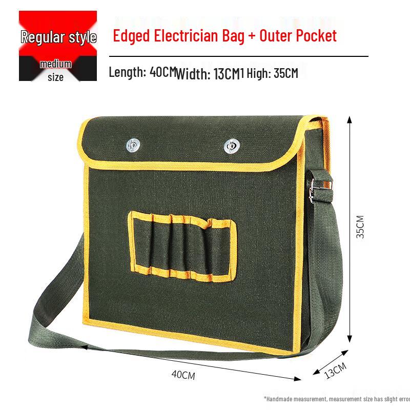 Electrician s Multi-functional Canvas Tool Bag