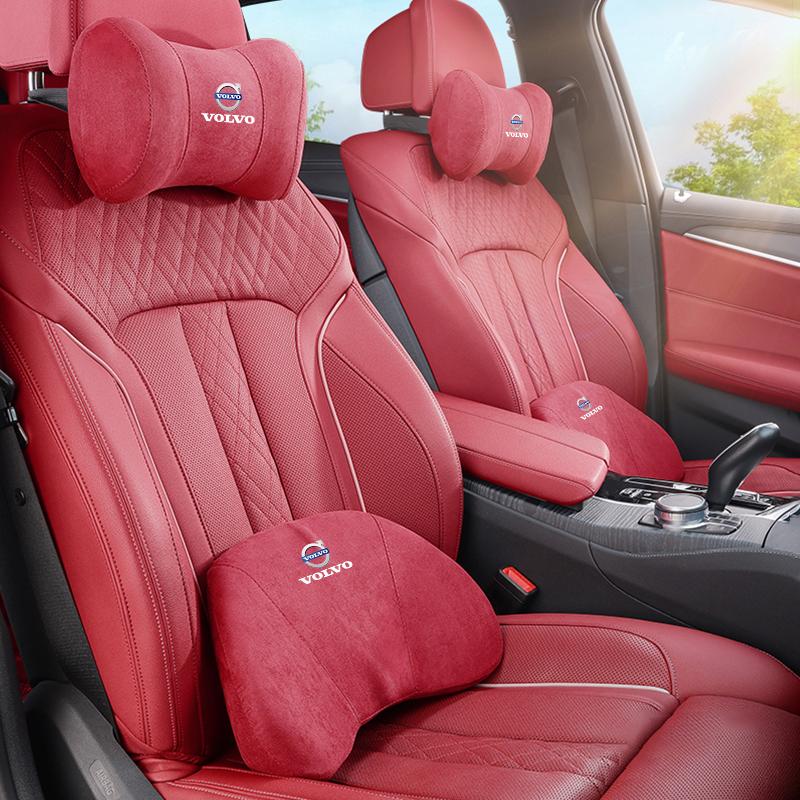 Autopolštář na ochranu krku Opěrka hlavy Paměťová pěna Bederní opěrka Pro Volvo Xc60 Xc90 V40 V60 S60 V50 V90 S80 C40 XC40 V70 XC70