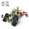 Lego® ninjago® 71820 le véhicule combiné de l’équipe des ninjas - planeur, bolide ou motos