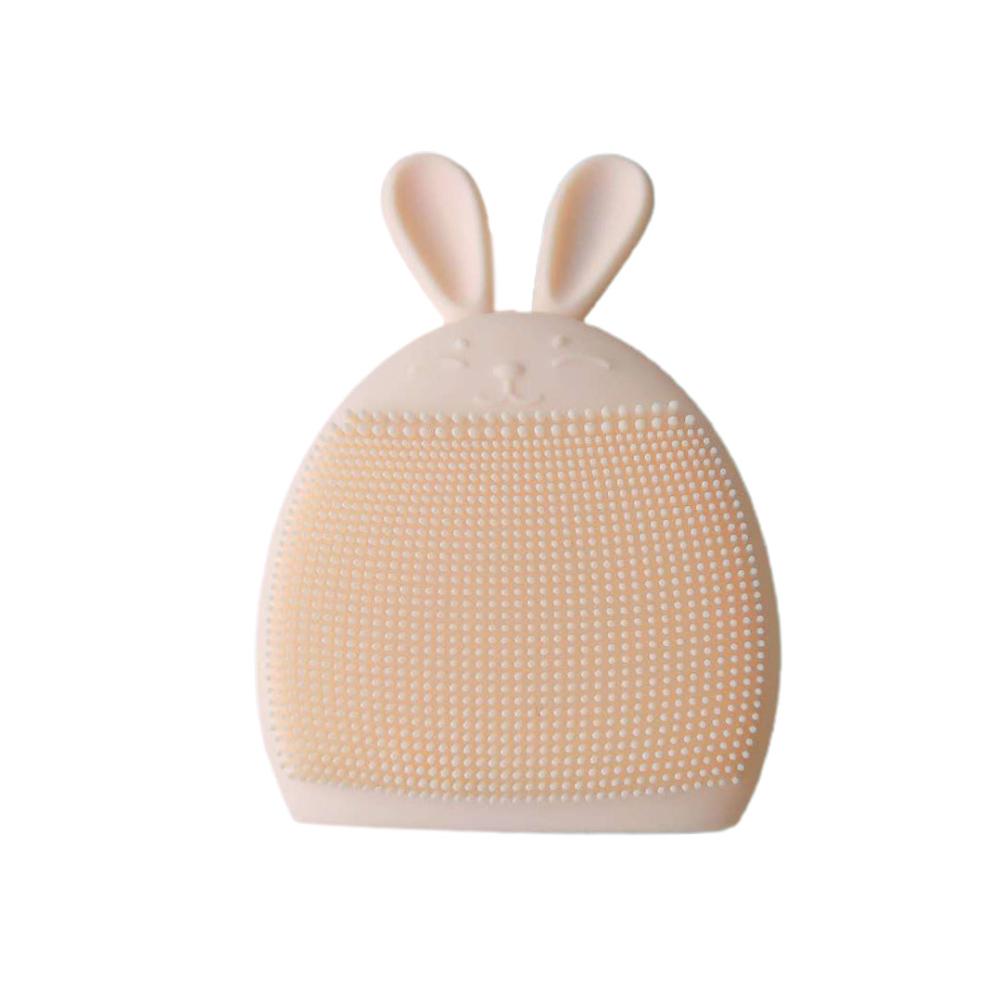 Facial Cleansing Brush Soft Silicone Rabbit Manual Massage Bubble Cleansing Washing Brushes Baby Shampoo Face Brush Makeup Tools