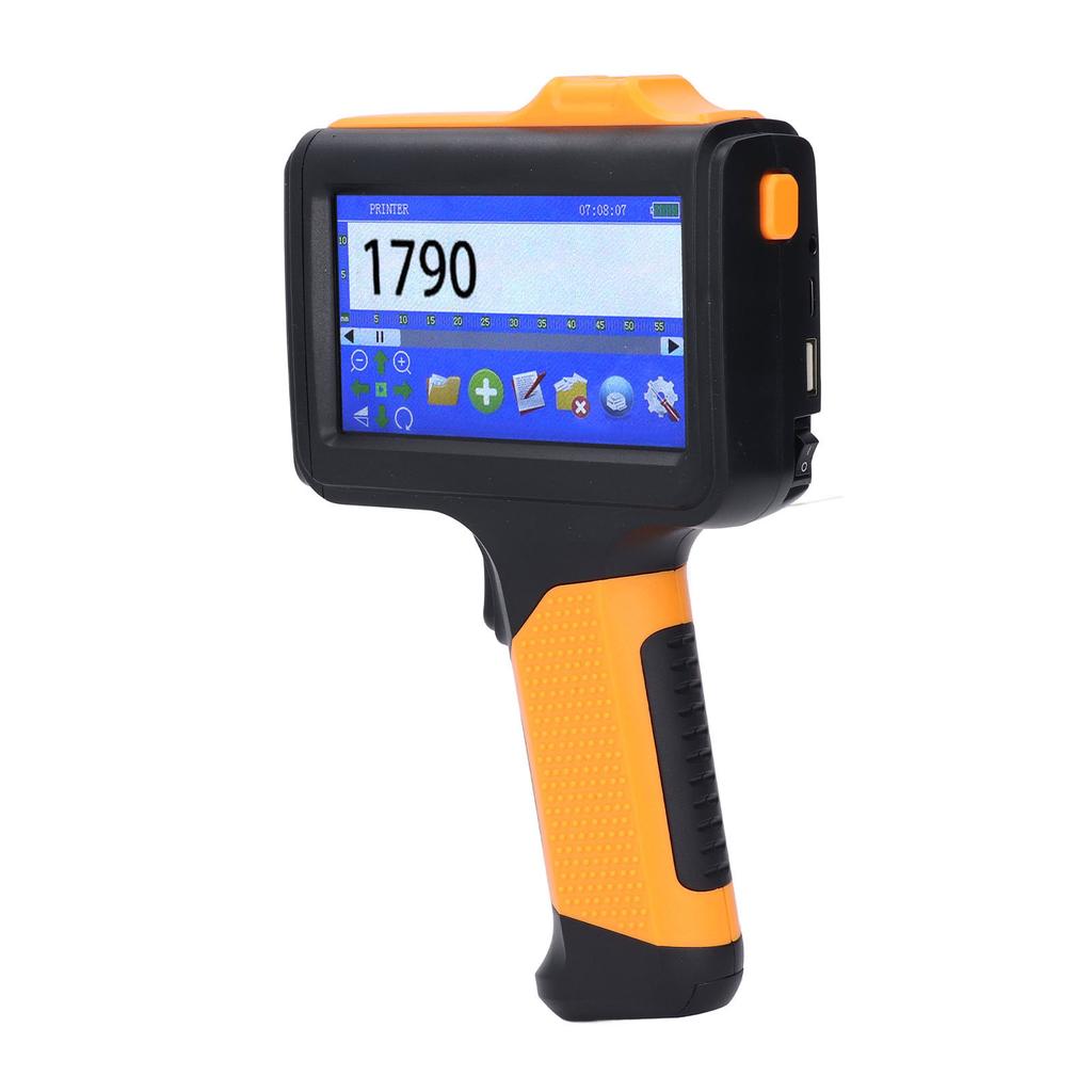 Handheld Inkjet Printer 12.7mm Bluetooth Multi Language Portable Inkjet Coding Machine for Label QR