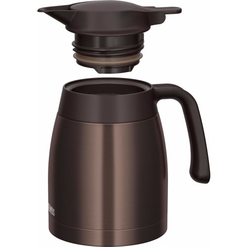 Thermos Stainless Steel Pot, 1L, Dark Brown, TTB-1000 DBW
