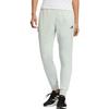 Adidas Solid Color Elastic Waistband Logo Embroidered Jogger Pants Women Bottoms Light-Green IB2750
