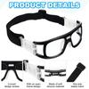 Adjustable Professional Sports Unisex Safety Outdoor Sports Protective Eyewear for Black [PATIKIL] Goggles, Glasses, Basketball, Racquetball,