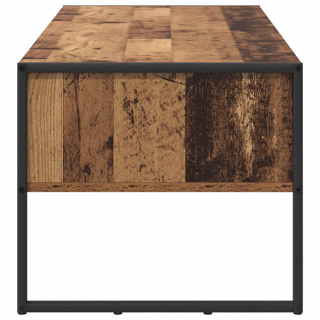 Coffee Table Reclaimed Wood Look 100 x 46 x 40 cm Wood Based Material
