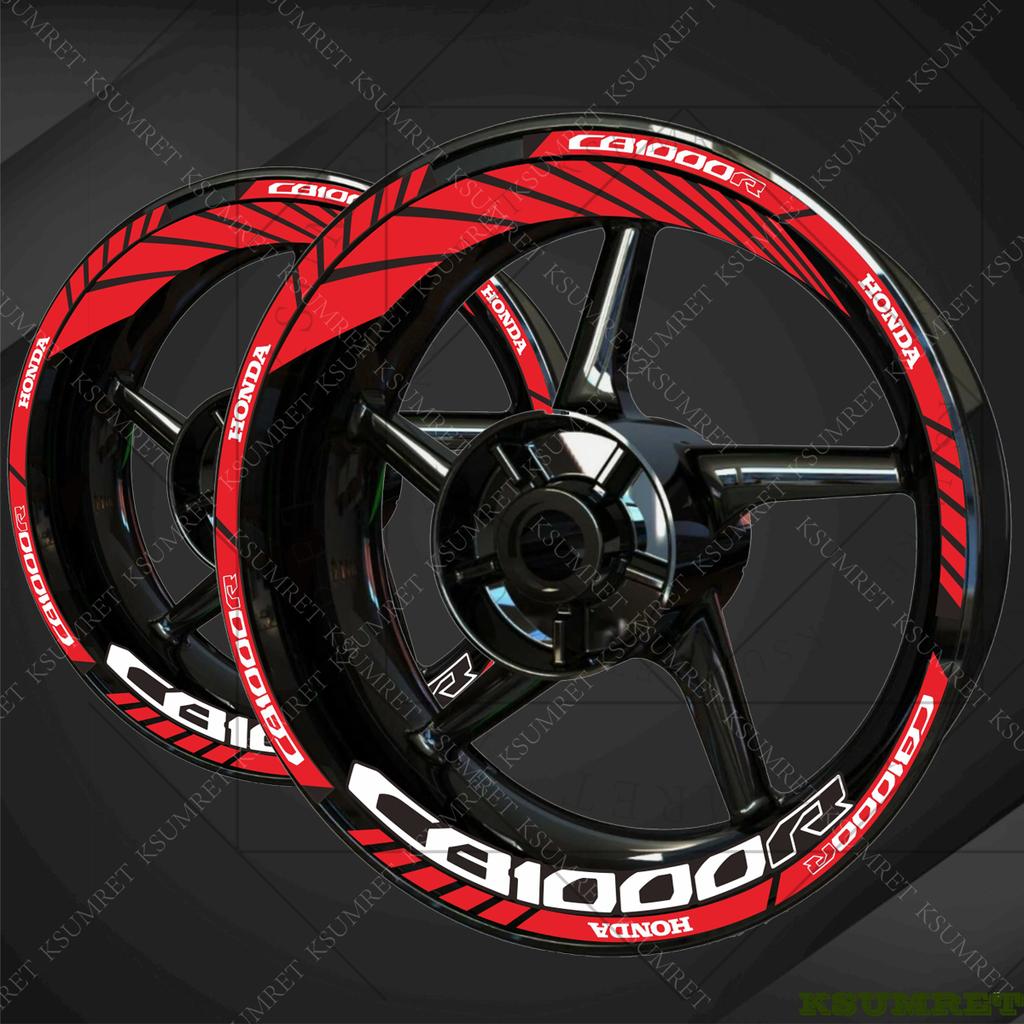 Vinyl For HONDA NC750X Wheel Motorcycle Stickers Logo Rim Decal Set