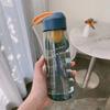 New Large Capacity Water Bottle with Filter, High-Design Outdoor Portable Cup with Rope, Creative Sports Plastic Jug