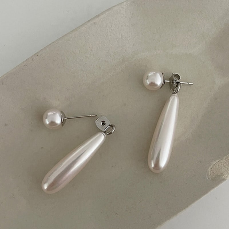 OUI SAY YES! Drop Pearl Earring_ER630