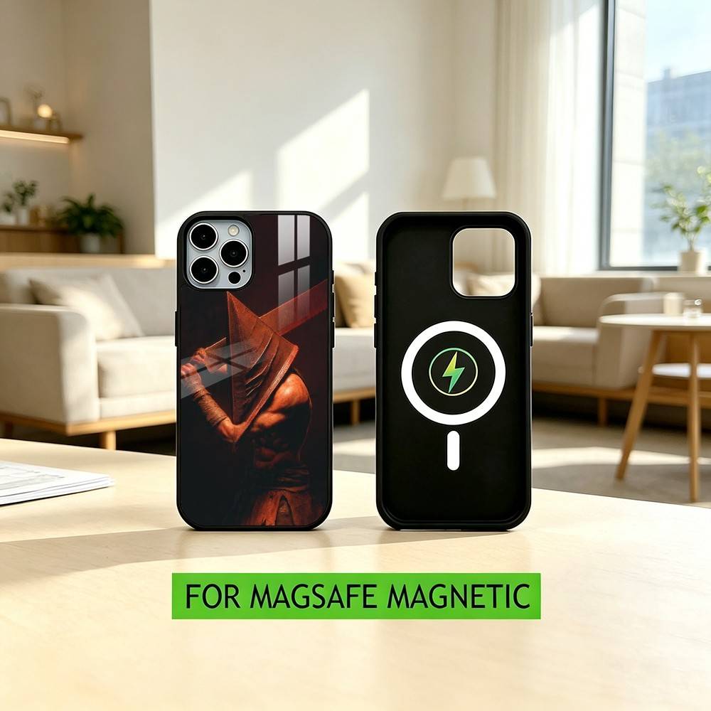 Games Silent Hill Horror  Phone Case For iPhone17,16,15,14,13,12,11 Plus,Pro Magnetic with Magsafe Wireless Charging iPhone14