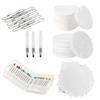 Magic Foam Texture Painting Kit 3D Drawing Magic Canvas Sponge with Water Brush Puffy Popcorn Painting Kit DIY Bubble Drawing Pens Art Supplies