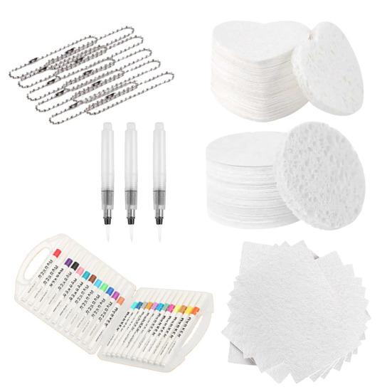 Magic Foam Texture Painting Kit 3D Drawing Magic Canvas Sponge with Water Brush Puffy Popcorn Painting Kit DIY Bubble Drawing Pens Art Supplies
