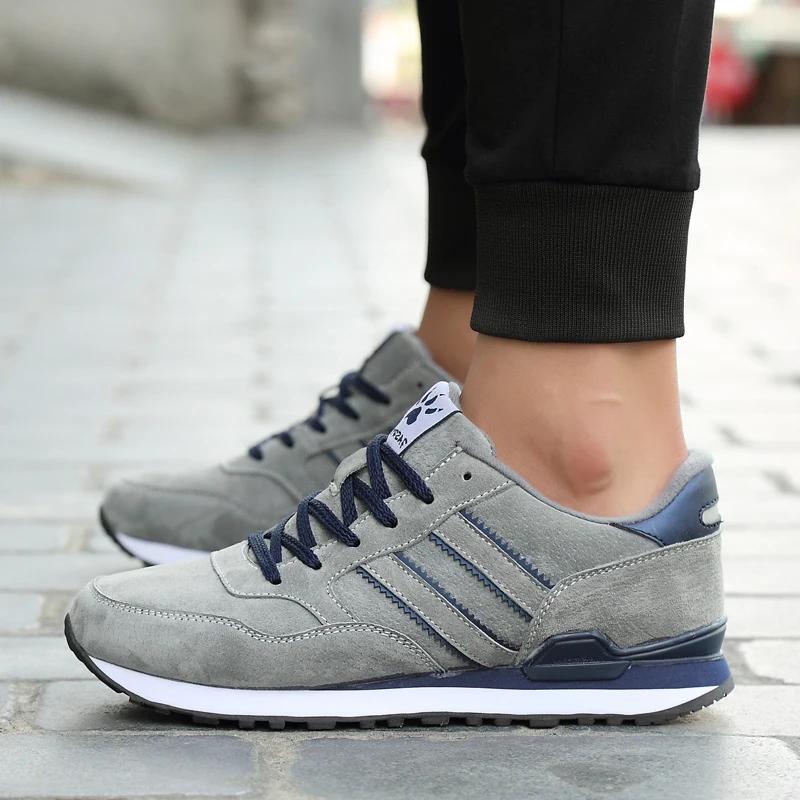 

New Artificial Leather Men Causal Shoes Male Spring Men Casual Light Shoes Sneakers Lac-up Flats Breathable Outdoors shoes 38