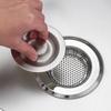 1/2/3 ks Sítko do dřezu Kuchyňský mřížkový filtr Nerezový filtr do odtokového otvoru Síťka Ochrana proti ucpání Kuchyňské příslušenství