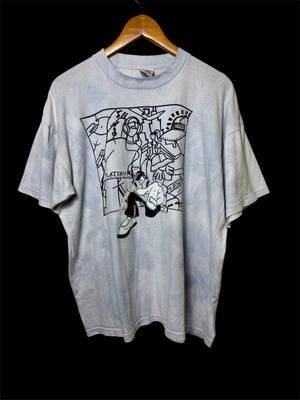 Vintage 90'lar Platin Spor Giyim Sokak Giyimi Hip Hop Tişört Gömlek XL Beden
