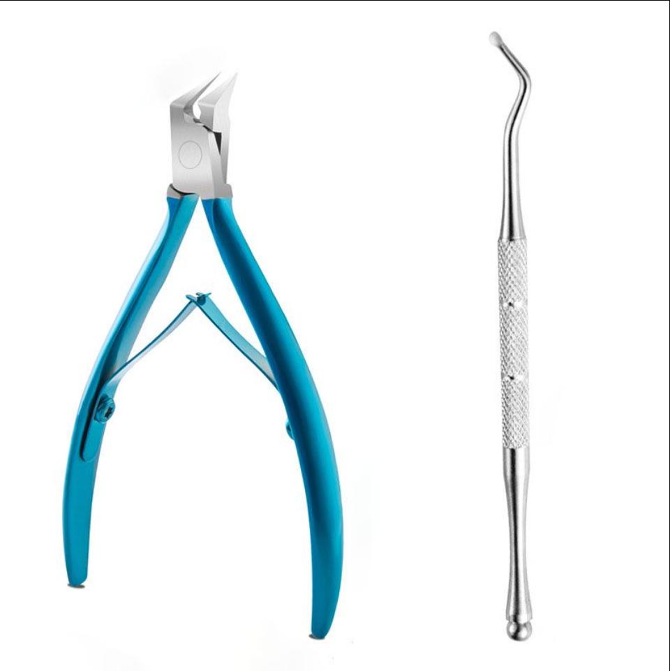 Nouveau coupe-ongles d'orteil pour ongles incarnés ou épais Tondeuse Pince à ongles d'orteil professionnelle pour podologue en acier inoxydable