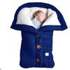 Velvet-Lined Knitted Baby Stroller Sleep Sack
