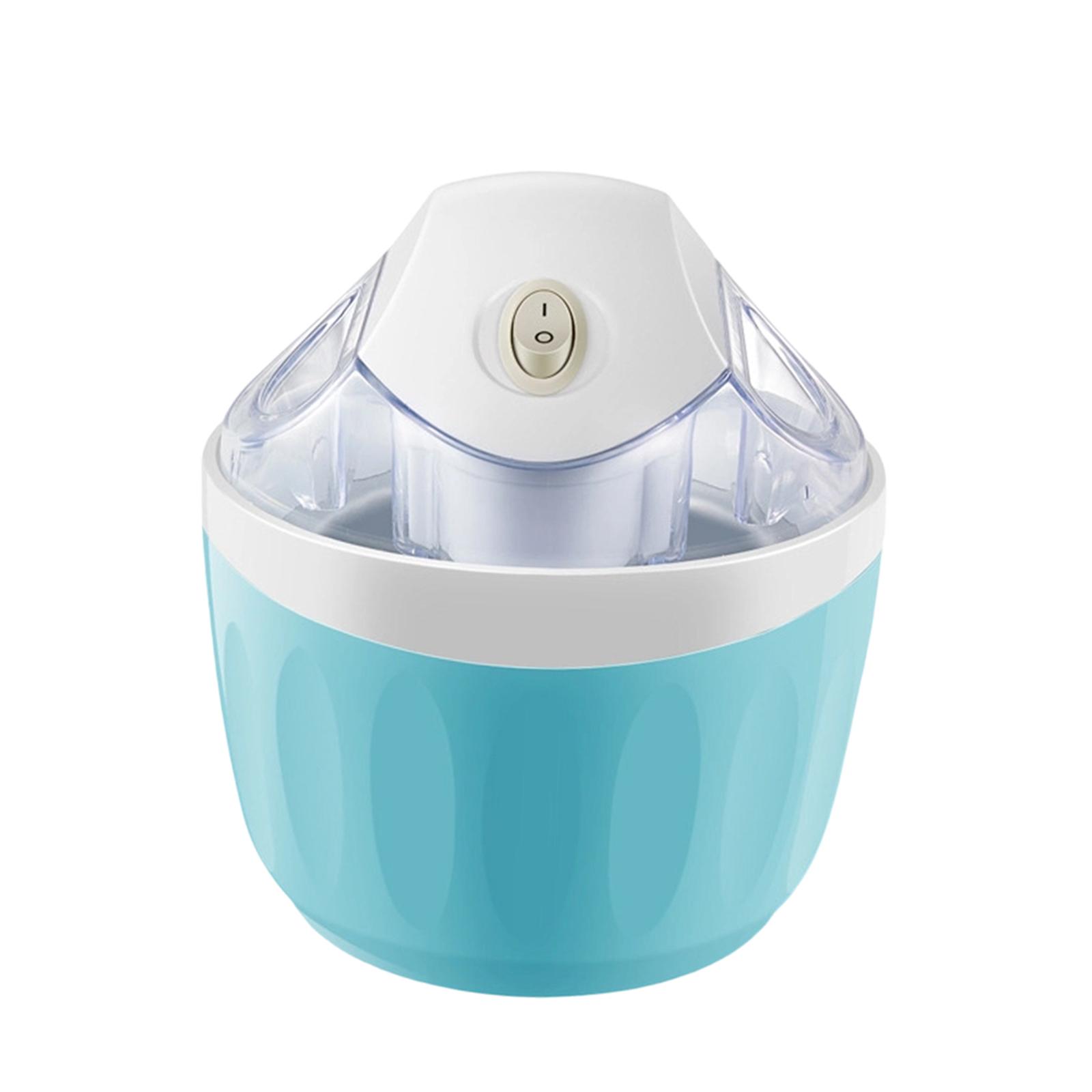 Ice Cream Maker for Gelato, Homemade Frozen Yogurt, Sorbet for Kids with Lid Freezing Cup