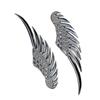 Angel Wings Car Emblem: 3D Metal Decorative Rear Sticker