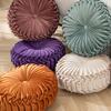 Nordic Style Woven Anti-static Handmade Pumpkin Pillow New Year Bedside Sofa Waist Office Cushion  Lumbar Seat Cushions