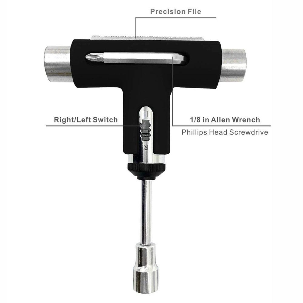 T-shape Multifunctional Skateboard Repair Tools Skate Tool Skateboard Tool Skateboards Wrench