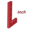 MM/Inch Woodworking 90 Degree Precision Square Edge Marking Tool, Aluminum Carpentry Pocket Marking Square Right Angle Ruler
