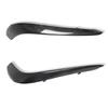 Front Fog Lamp Cover Left Right Glossy Carbon Fibre Fog Light Fins Splitter Replacement for W205 C205 C63