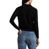 Polo Ralph Lauren FW25 Polo Button-Up Long Sleeve Knit Sweater Women Sweater Black WMPOSWENDW20437-001