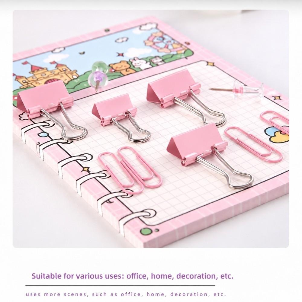 Multi Colors Push Pins Metal Office Kit Portable Set Paper Clips  Home Paper Sorting