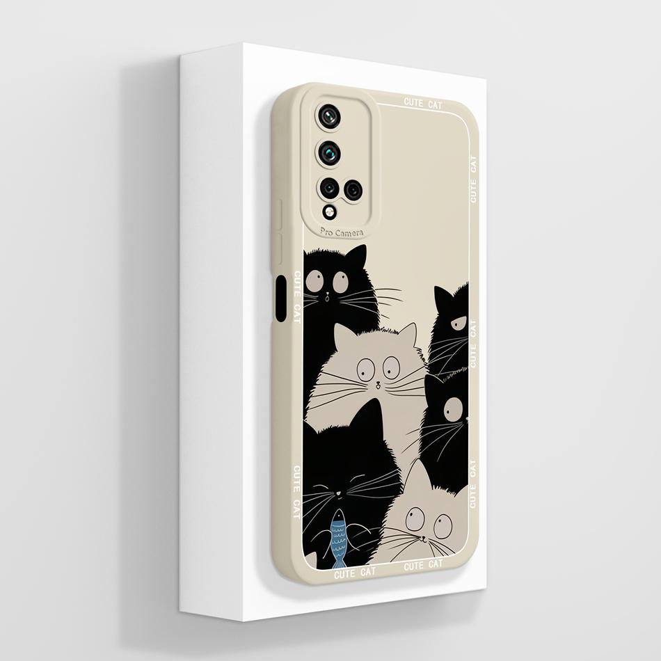 For Huawei Nova 5T Phone Cover Creative Design Full Protection Case For Huawei Nova5T Soft Liquid Silicone Shockproof Shell Capa