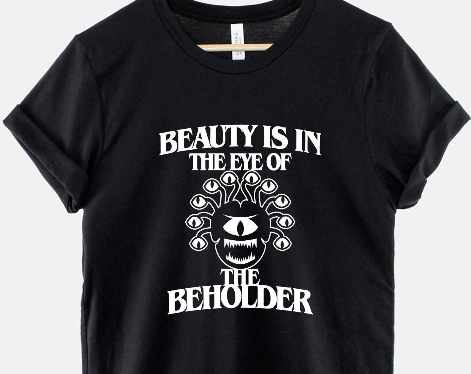 Beholder Shirt, DnD Monster T Shirt, Fantasy RPG Gaming Tee, Gift for Dungeon Master L