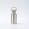 Bouteille isotherme Shangqi grande capacité en acier inoxydable avec couvercle en bambou