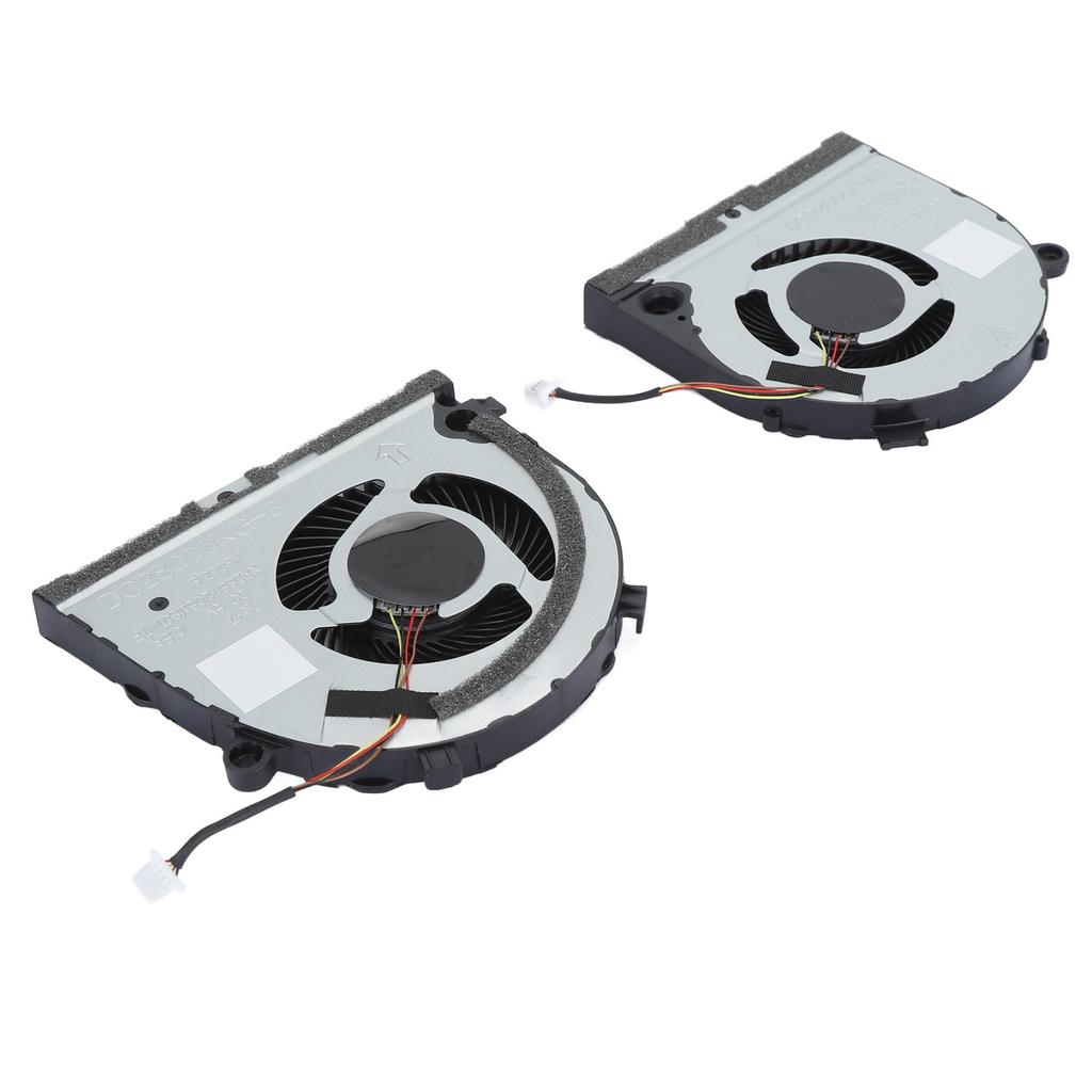 2pcs Laptop CPU GPU Cooling Fan Silent 4 Pin Laptop Cooling Fan Replacement for G3 3579 G3 3779 G5 5587