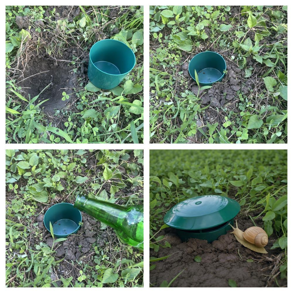 2-12Pcs Snail Trap Catcher Eco-friendly Garden Slug Cage Reusable Pests Bait Station Tools Garden Farm Protector