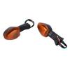 2pcs Turn Signal Light Flasher Indicator Blinker Motorcycle Accessories Replacement for SuzukiYellow