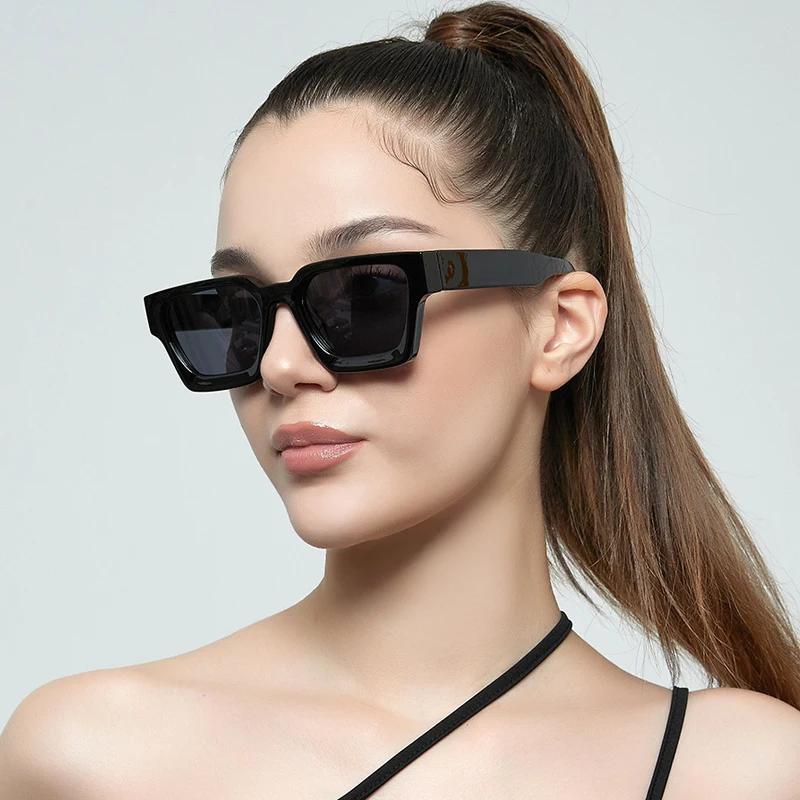 Colorful Square Sunglasses Women Men New Brand Design Sun Glasses Vintage Shades Goggles Uv400 Protection Streetwear Eyewear