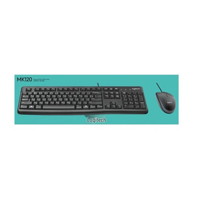 Logitech MK120 Wired Keyboard and Mouse Combo