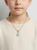 Cute Pink Little Elephant Pendant Stainless Steel Giraffe Animal Necklace Prayer Lucky Charm Jewelry Gift