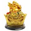 The Spiritual Living Laughing Buddha for Gift | 5 Inch | Idols for Home Decor | Money and Good Luck | Feng Shui | with Gold Ingot