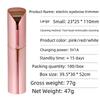 Electric Women's Hair Removal Device: Shaver & Trimmer for Eyebrows, Facial & Lip Hair