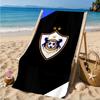 Qarabag Soccer Team Crest Design Beach Towel, Quick-drying, Easy to Care for, Suitable for Both Fitness and Beach Vacations,Sports Essential