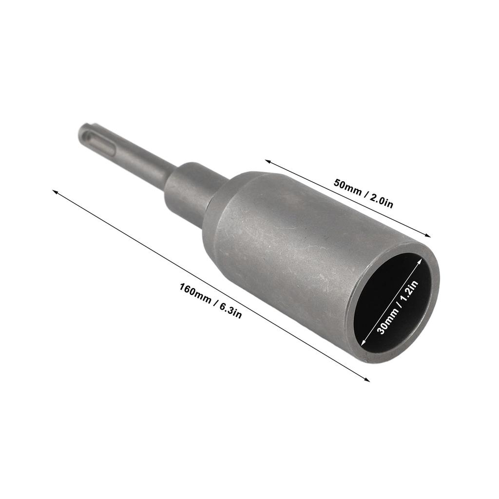 Earth Rod Driver Toolland Rod Driver, Heavy-Duty, Widely Compatible with SDS Plus Hammer Drills (30mm)