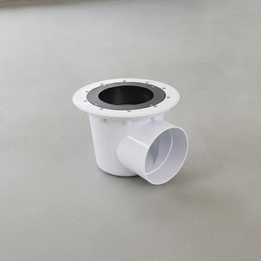 Drain Fitting with Flange Easy to Install Pool Bottom Long-Lasting