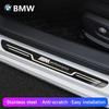 Car Stainless Steel Door Sill Pedal Welcome Scuff Plate For M Performance F30 F20 F10 F18 F22 F01 X3 X4 F06 M3 M5 Accessorie