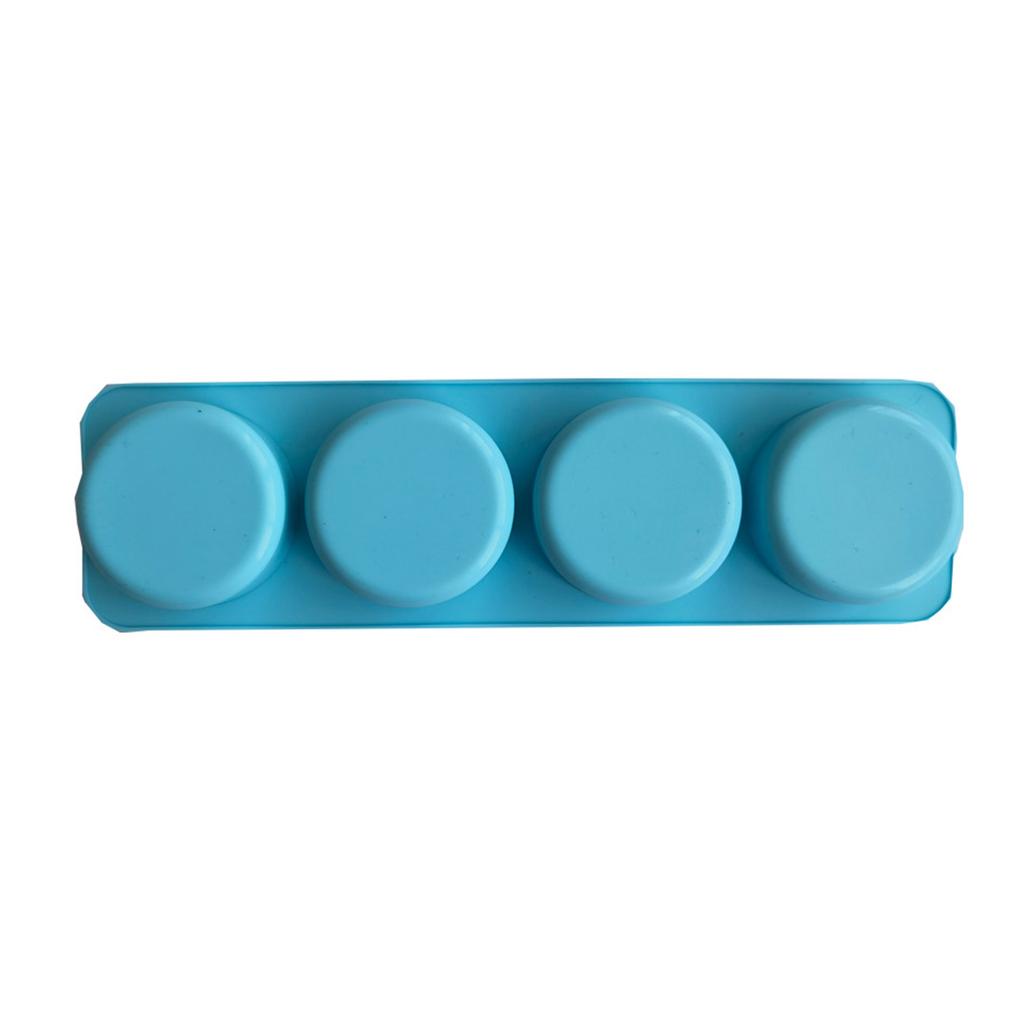 Stampo Rotondo per Sapone Fatto a Mano DIY Stampo Quadrato in Silicone per Sapone, Lozione, Barrette Shampoo per Bombe da Bagno, Sapone Luffa-Decor