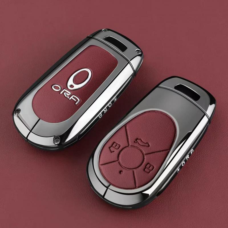 Great Wall ORA Oula 5 Key Case for Haomao GT, Ballet Cat, Lightning Cat Models - Unisex Car Bag Buckle Shell