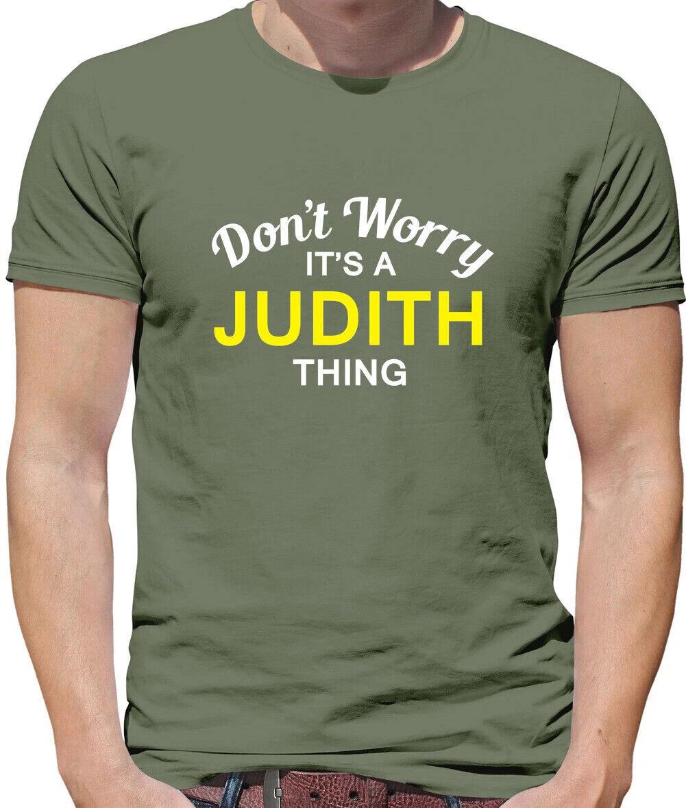 

Don t Worry It s Un Judith Cosa T-Shirt - Custom Surname Family Name 2XL